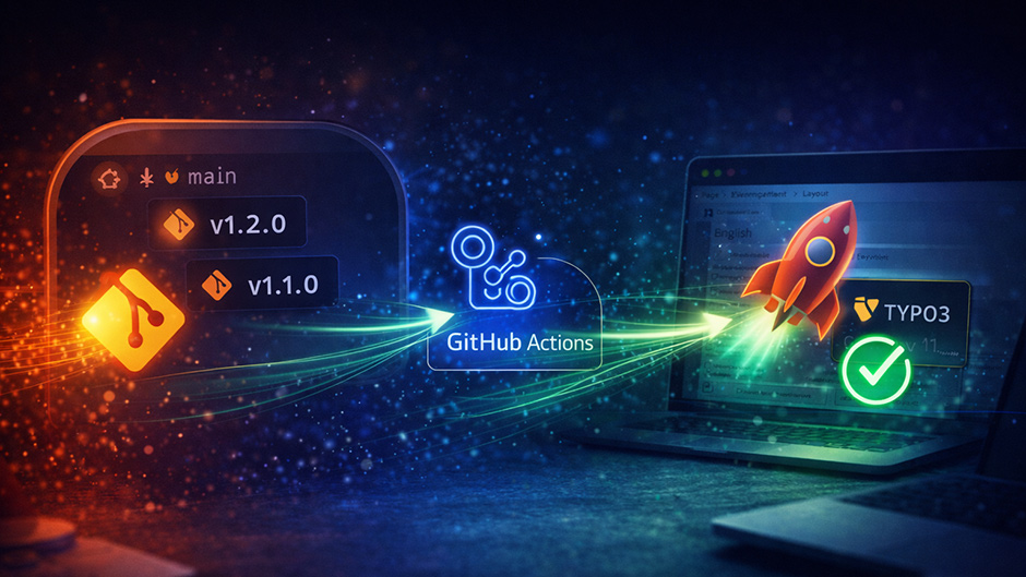 Push a tag, done: automated TYPO3 deployment with GitHub Actions
